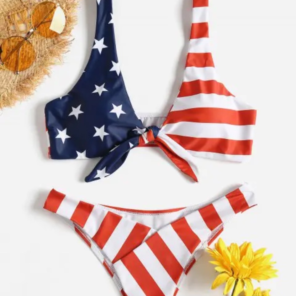 American flag bikini